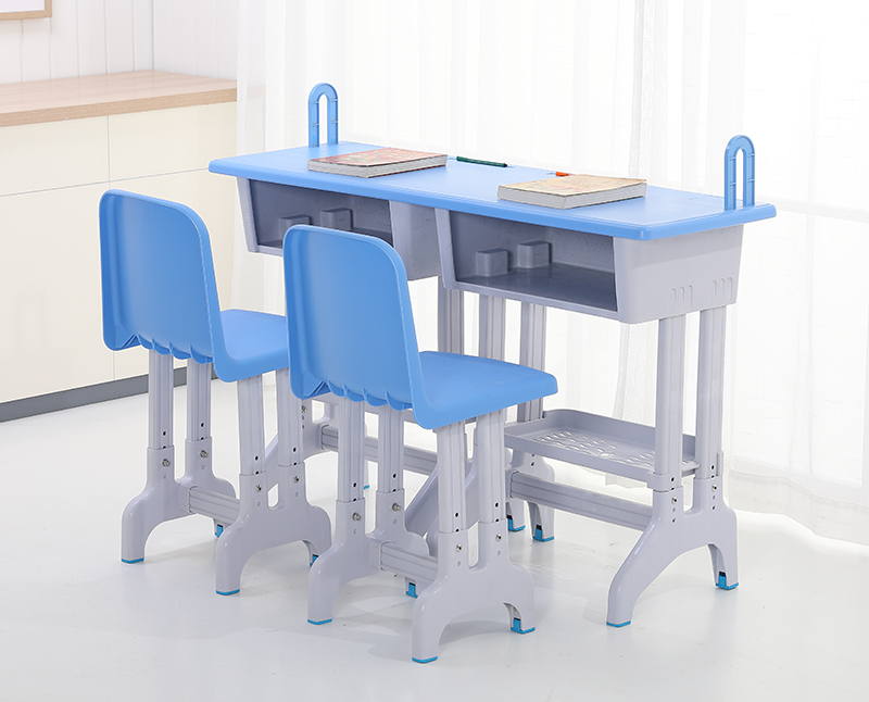 Double chair book stand lifting model