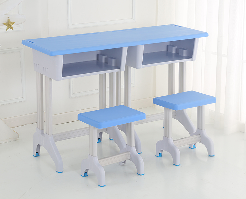 Fixed small stool for two people