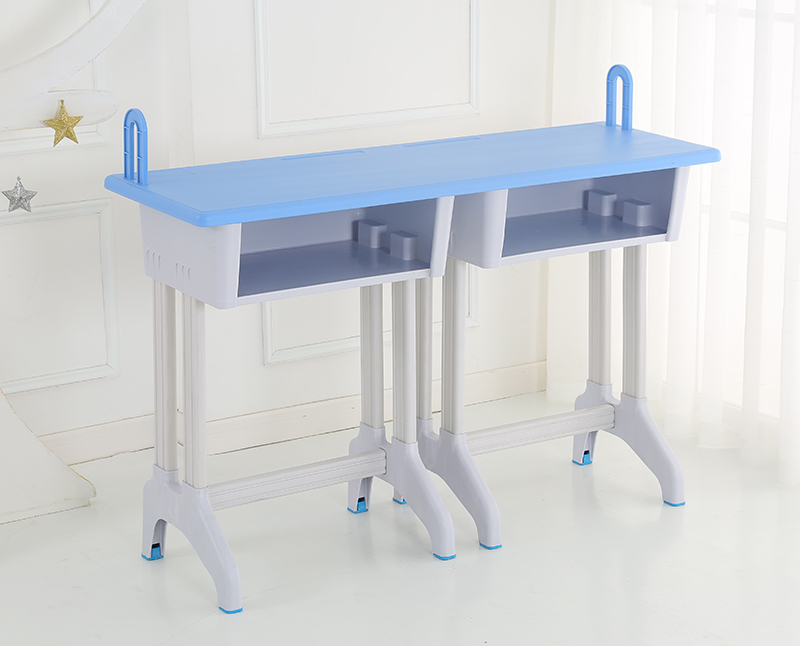 Two person single table with fixed bookstand